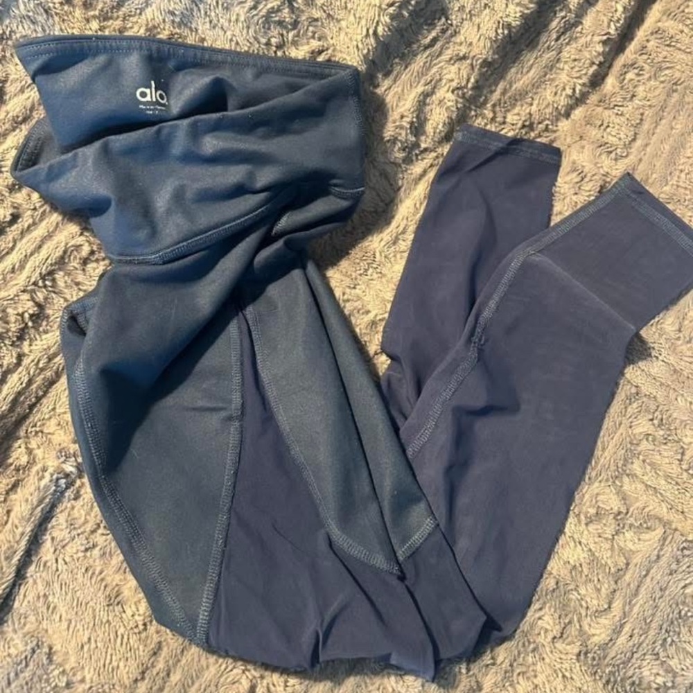ALO Yoga Navy Blue Leggings